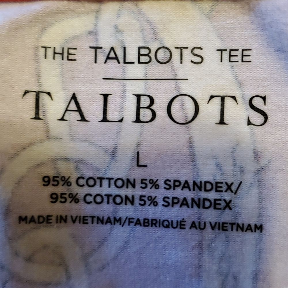 TALBOTS TEE  SIZE L NEW - Picture 5 of 7